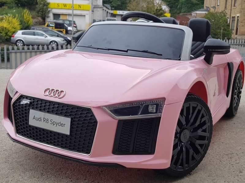 Ηλεκτροκίνητο Παιδικό Αυτοκίνητο Licensed Audi R8 Spyder 12V Ροζ