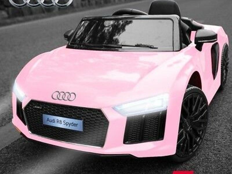 Ηλεκτροκίνητο Παιδικό Αυτοκίνητο Licensed Audi R8 Spyder 12V Ροζ