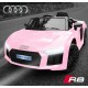 Ηλεκτροκίνητο Παιδικό Αυτοκίνητο Licensed Audi R8 Spyder 12V Ροζ