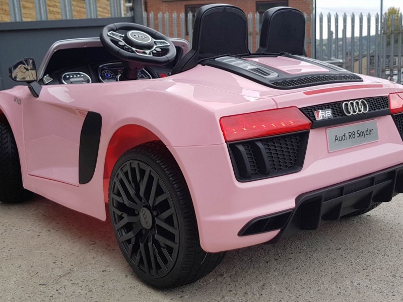 Ηλεκτροκίνητο Παιδικό Αυτοκίνητο Licensed Audi R8 Spyder 12V Ροζ