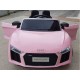 Ηλεκτροκίνητο Παιδικό Αυτοκίνητο Licensed Audi R8 Spyder 12V Ροζ