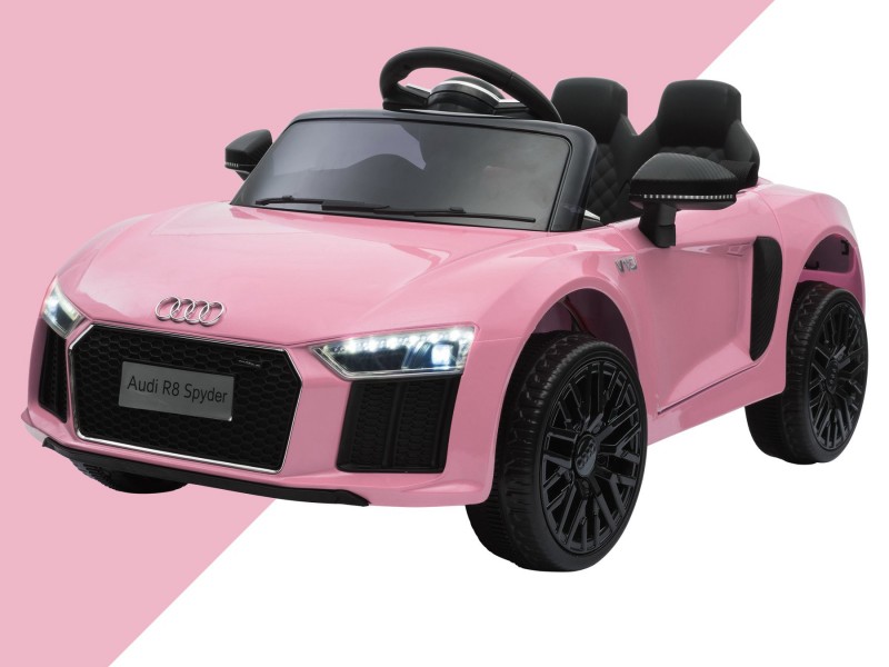 Ηλεκτροκίνητο Παιδικό Αυτοκίνητο Licensed Audi R8 Spyder 12V Ροζ