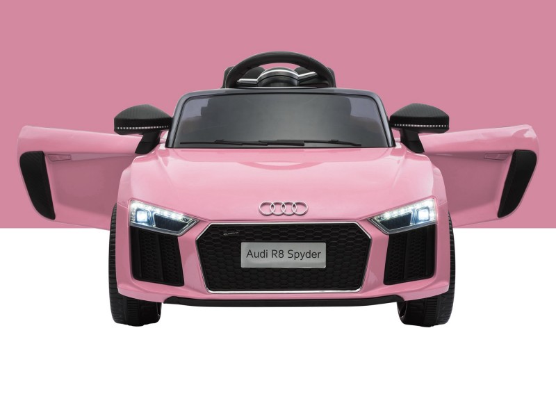 Ηλεκτροκίνητο Παιδικό Αυτοκίνητο Licensed Audi R8 Spyder 12V Ροζ