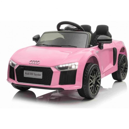 Ηλεκτροκίνητο Παιδικό Αυτοκίνητο Licensed Audi R8 Spyder 12V Ροζ