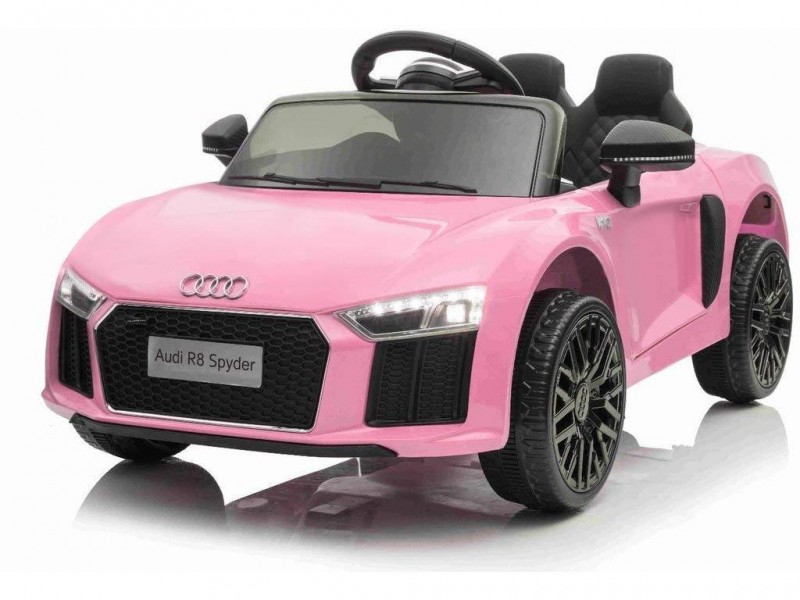 Ηλεκτροκίνητο Παιδικό Αυτοκίνητο Licensed Audi R8 Spyder 12V Ροζ
