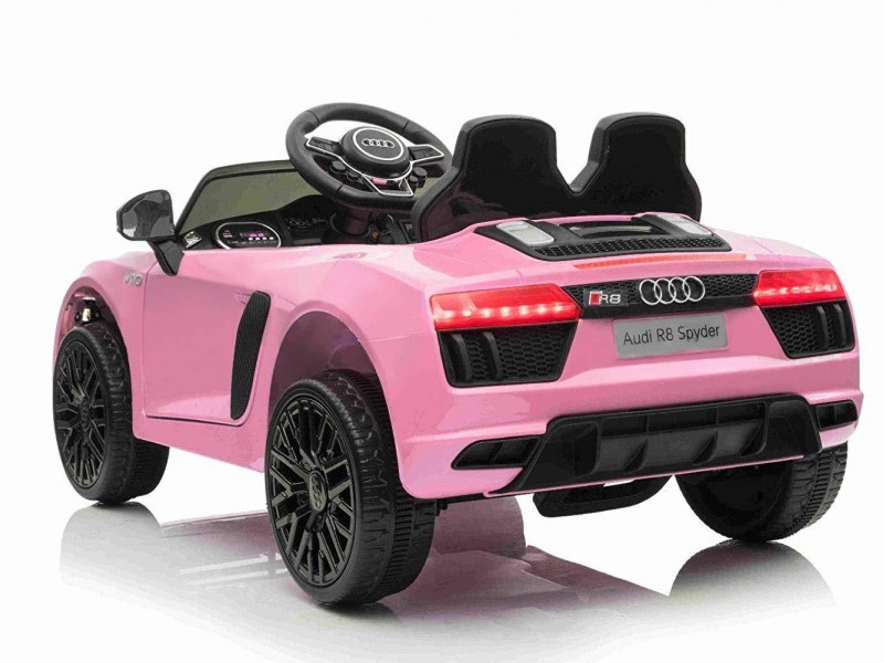 Ηλεκτροκίνητο Παιδικό Αυτοκίνητο Licensed Audi R8 Spyder 12V Ροζ