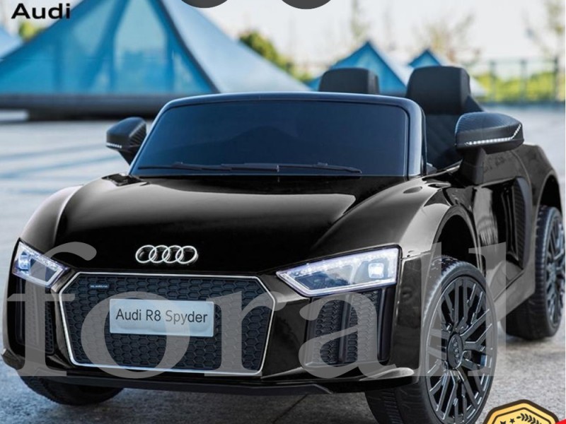 Ηλεκτροκίνητο Παιδικό Αυτοκίνητο Licensed Audi R8 Spyder 12V Μαύρο