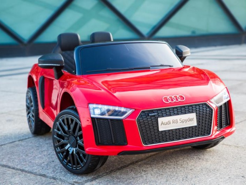 Ηλεκτροκίνητο Παιδικό Αυτοκίνητο Licensed Audi R8 Spyder 12V Κόκκινο