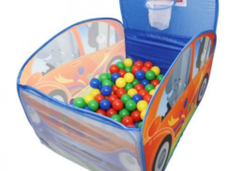 Παιδικός Παιδότοπος Παιχνιδιού Magic Car Ball pit 2 σε 1 με 100 μπαλάκια