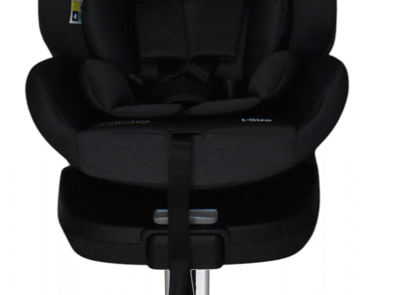 Καθισματάκι αυτοκινήτου Baby Plus ONE isofix για βάρος 0 έως 36kg περιστρεφόμενο 360 μοίρες σε μαύρο