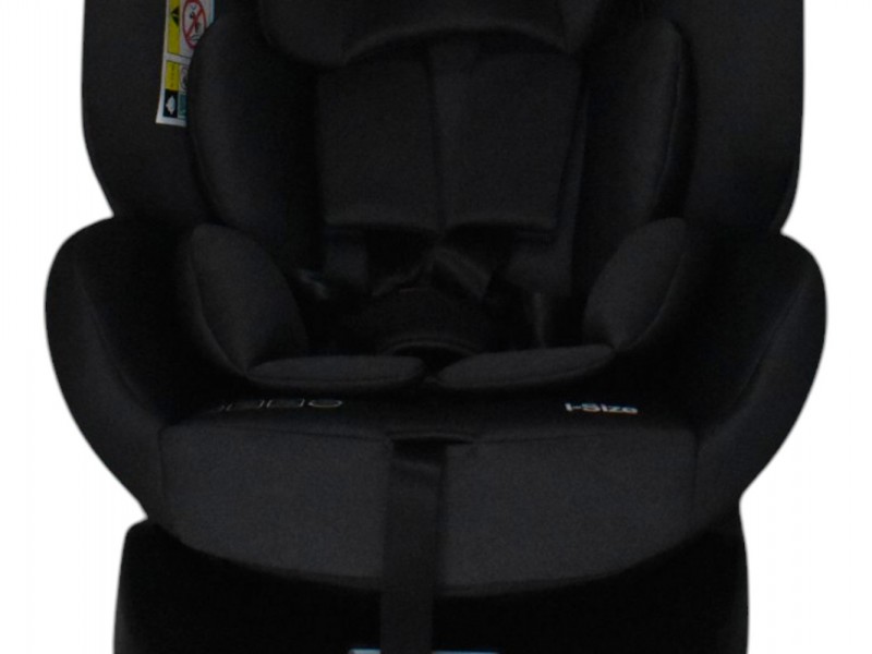 Καθισματάκι αυτοκινήτου Baby Plus ONE isofix για βάρος 0 έως 36kg περιστρεφόμενο 360 μοίρες σε μαύρο