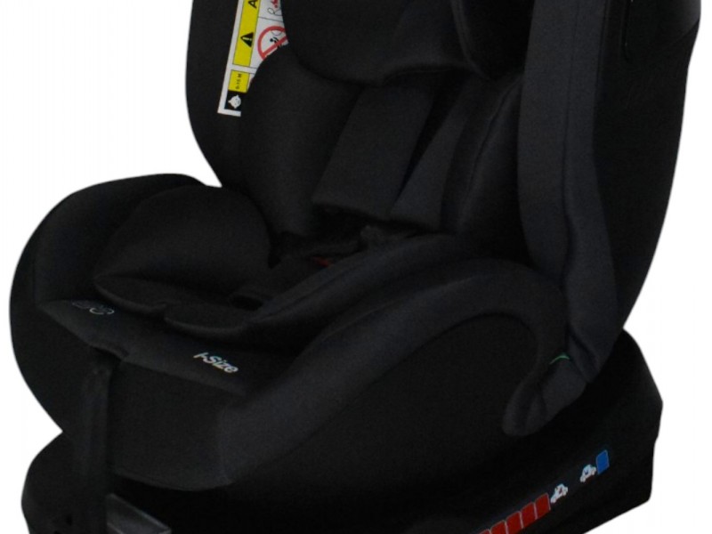 Καθισματάκι αυτοκινήτου Baby Plus ONE isofix για βάρος 0 έως 36kg περιστρεφόμενο 360 μοίρες σε μαύρο