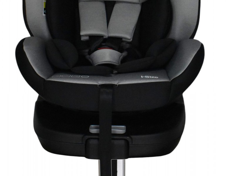 Καθισματάκι αυτοκινήτου Baby Plus ONE isofix για βάρος 0 έως 36kg περιστρεφόμενο 360 μοίρες σε μαύρο με γκρι