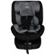 Καθισματάκι αυτοκινήτου Baby Plus ONE isofix για βάρος 0 έως 36kg περιστρεφόμενο 360 μοίρες σε μαύρο με σκούρο γκρι
