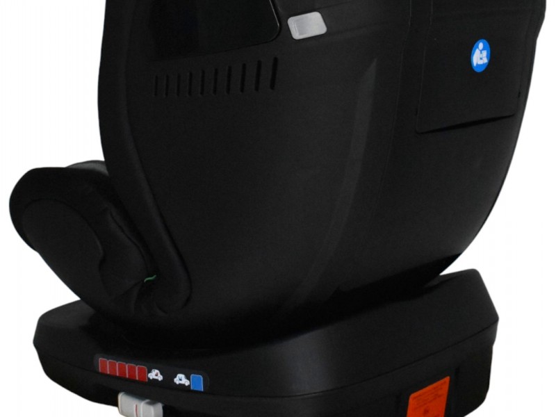Καθισματάκι αυτοκινήτου Baby Plus ONE isofix για βάρος 0 έως 36kg περιστρεφόμενο 360 μοίρες σε μαύρο με σκούρο γκρι