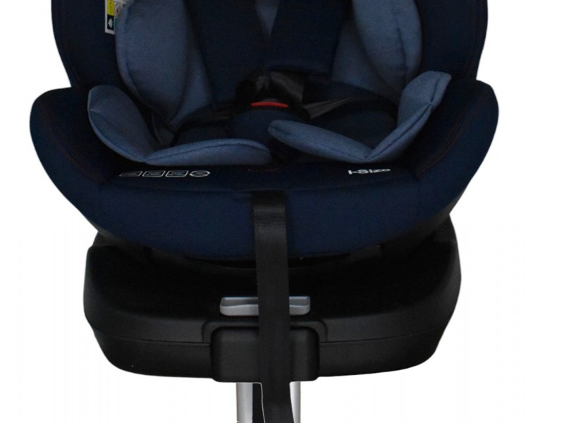 Καθισματάκι αυτοκινήτου Baby Plus ONE isofix για βάρος 0 έως 36kg περιστρεφόμενο 360 μοίρες σε μπλε
