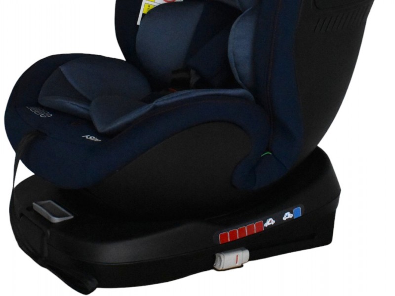 Καθισματάκι αυτοκινήτου Baby Plus ONE isofix για βάρος 0 έως 36kg περιστρεφόμενο 360 μοίρες σε μπλε
