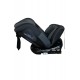Καθισματάκι αυτοκινήτου Baby One isofix για βάρος 0 έως 36kg περιστρεφόμενο 360 μοίρες σε σκούρο γκρι με γκρι