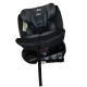 Καθισματάκι αυτοκινήτου Baby One isofix για βάρος 0 έως 36kg περιστρεφόμενο 360 μοίρες σε σκούρο γκρι με γκρι
