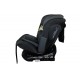 Καθισματάκι αυτοκινήτου Baby One isofix για βάρος 0 έως 36kg περιστρεφόμενο 360 μοίρες σε σκούρο γκρι με γκρι