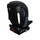 Καθισματάκι αυτοκινήτου Baby One isofix για βάρος 0 έως 36kg περιστρεφόμενο 360 μοίρες σε σκούρο γκρι με γκρι