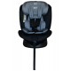 Καθισματάκι αυτοκινήτου Baby One isofix για βάρος 0 έως 36kg περιστρεφόμενο 360 μοίρες σε μαύρο με γκρι