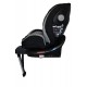 Καθισματάκι αυτοκινήτου Baby Plus isofix για βάρος 0 έως 36kg περιστρεφόμενο 360 μοίρες σε μαύρο με ανοιχτό γκρι