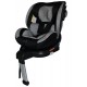 Καθισματάκι αυτοκινήτου Baby Plus isofix για βάρος 0 έως 36kg περιστρεφόμενο 360 μοίρες σε μαύρο με ανοιχτό γκρι