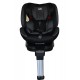 Καθισματάκι αυτοκινήτου Baby Plus isofix για βάρος 0 έως 36kg περιστρεφόμενο 360 μοίρες σε μαύρο με σκούρο γκρι