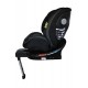 Καθισματάκι αυτοκινήτου Baby Plus isofix για βάρος 0 έως 36kg περιστρεφόμενο 360 μοίρες σε μαύρο με σκούρο γκρι