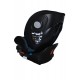 Καθισματάκι αυτοκινήτου Baby Plus isofix για βάρος 0 έως 36kg περιστρεφόμενο 360 μοίρες σε μαύρο με μπλε