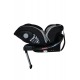 Καθισματάκι αυτοκινήτου Baby Plus isofix για βάρος 0 έως 36kg περιστρεφόμενο 360 μοίρες σε μαύρο με ανοιχτό γκρι