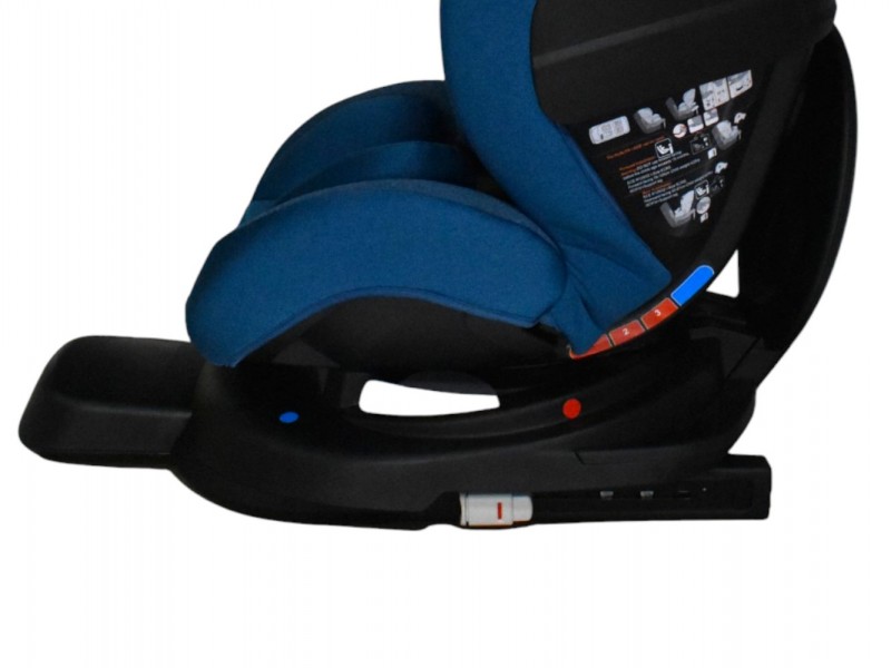 Καθισματάκι αυτοκινήτου Baby and Kid isofix για βάρος 0 έως 36kg περιστρεφόμενο 360 μοίρες σε μπλε