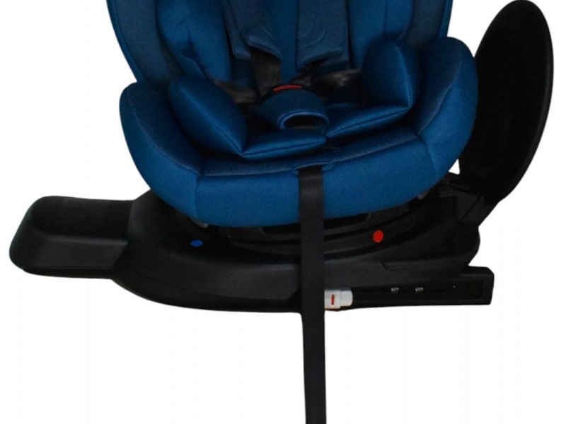 Καθισματάκι αυτοκινήτου Baby and Kid isofix για βάρος 0 έως 36kg περιστρεφόμενο 360 μοίρες σε μπλε