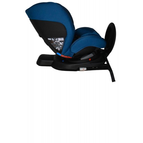 Καθισματάκι αυτοκινήτου Baby and Kid isofix για βάρος 0 έως 36kg περιστρεφόμενο 360 μοίρες σε μπλε