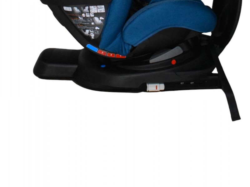 Καθισματάκι αυτοκινήτου Baby and Kid isofix για βάρος 0 έως 36kg περιστρεφόμενο 360 μοίρες σε μπλε