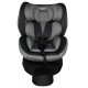 Καθισματάκι αυτοκινήτου Baby and Kid isofix για βάρος 0 έως 36kg περιστρεφόμενο 360 μοίρες σε μαύρο με γκρι