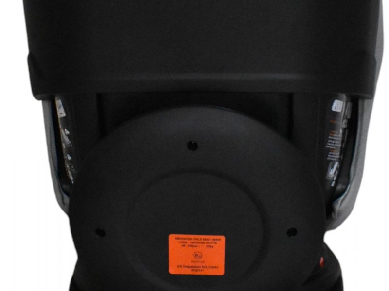 Καθισματάκι αυτοκινήτου Baby and Kid isofix για βάρος 0 έως 36kg περιστρεφόμενο 360 μοίρες σε μαύρο με γκρι
