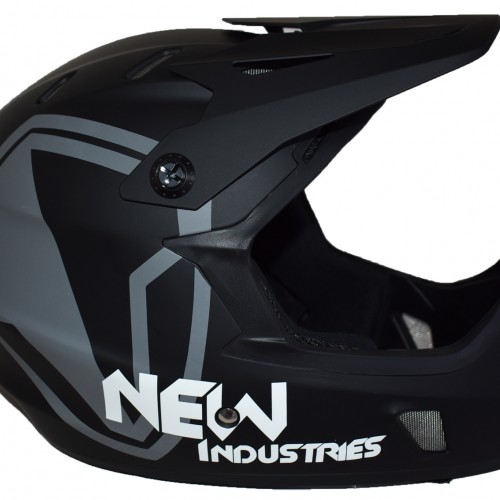 Full Face Κράνος ποδηλάτου BMX Freeride - Downhill ΜΟΟΝ matt Black