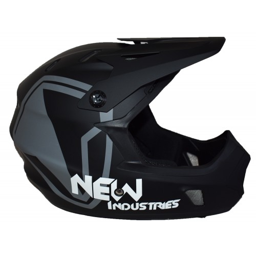 Full Face Κράνος ποδηλάτου BMX Freeride - Downhill ΜΟΟΝ matt Black