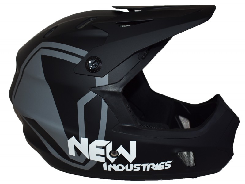 Full Face Κράνος ποδηλάτου BMX Freeride - Downhill ΜΟΟΝ matt Black