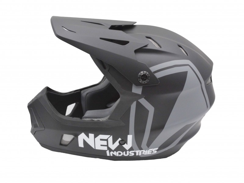 Full Face Κράνος ποδηλάτου BMX Freeride - Downhill ΜΟΟΝ matt Black