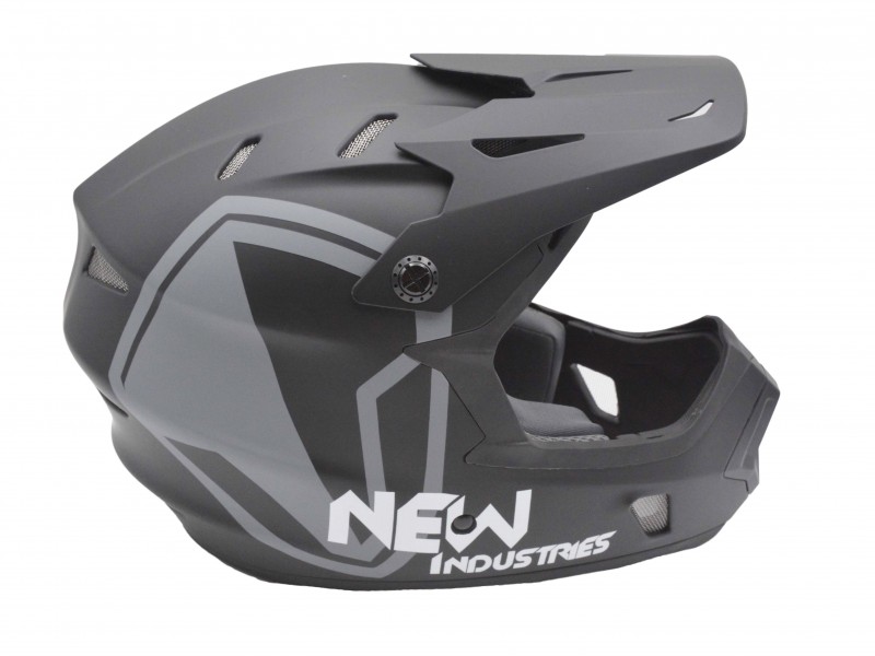 Full Face Κράνος ποδηλάτου BMX Freeride - Downhill ΜΟΟΝ matt Black