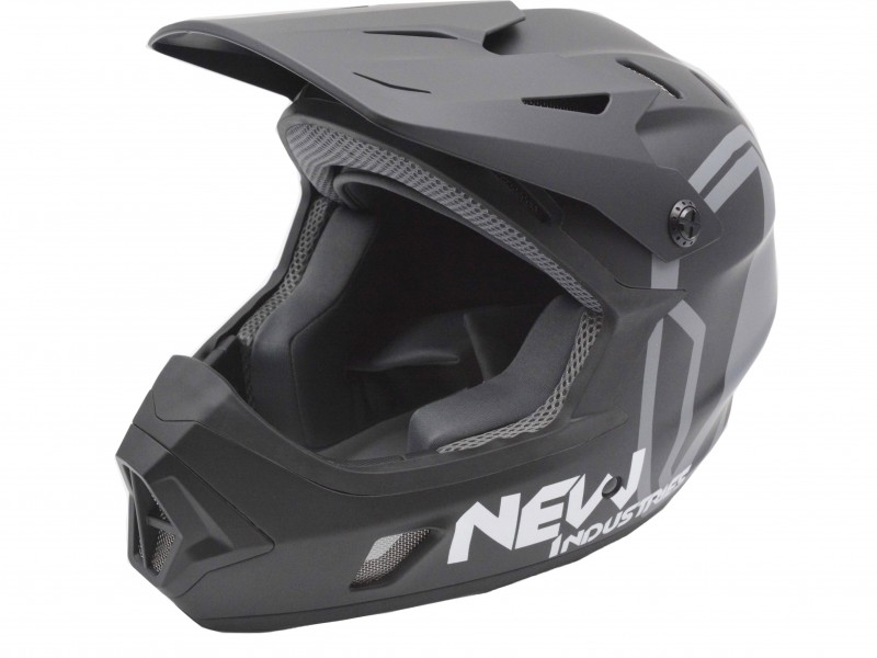 Full Face Κράνος ποδηλάτου BMX Freeride - Downhill ΜΟΟΝ matt Black