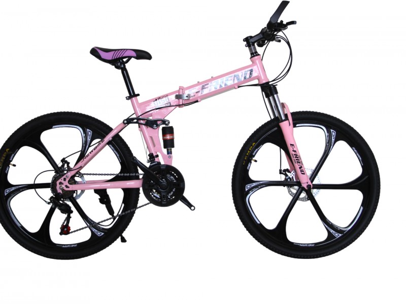 Ποδήλατο Σπαστό SPORT Gold Bike Ταχύτητες 26 ίντσες σε Ροζ