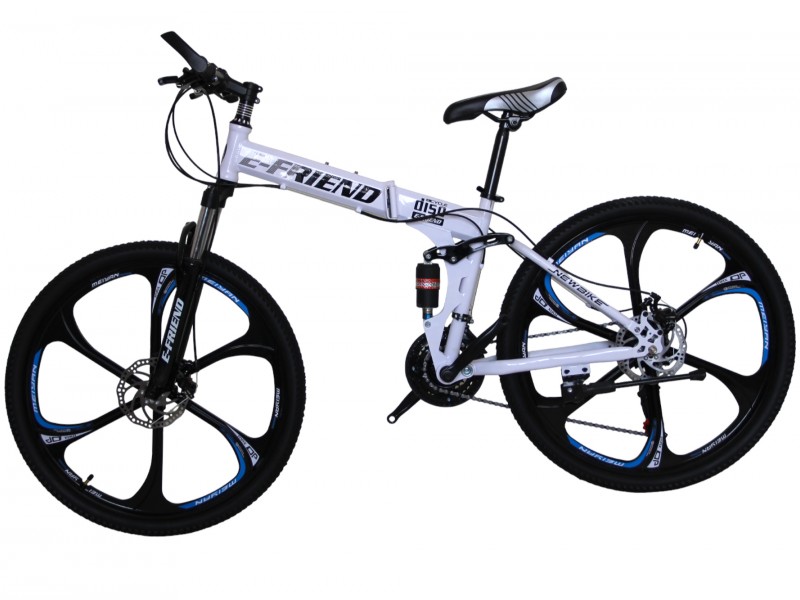 Ποδήλατο Σπαστό SPORT Gold Bike Ταχύτητες 26 ίντσες σε Λευκό