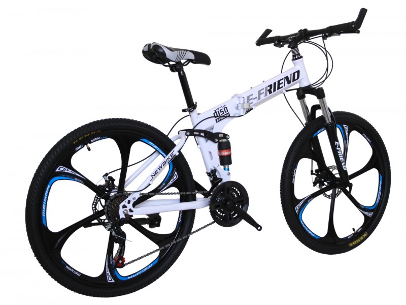 Ποδήλατο Σπαστό SPORT Gold Bike Ταχύτητες 26 ίντσες σε Λευκό