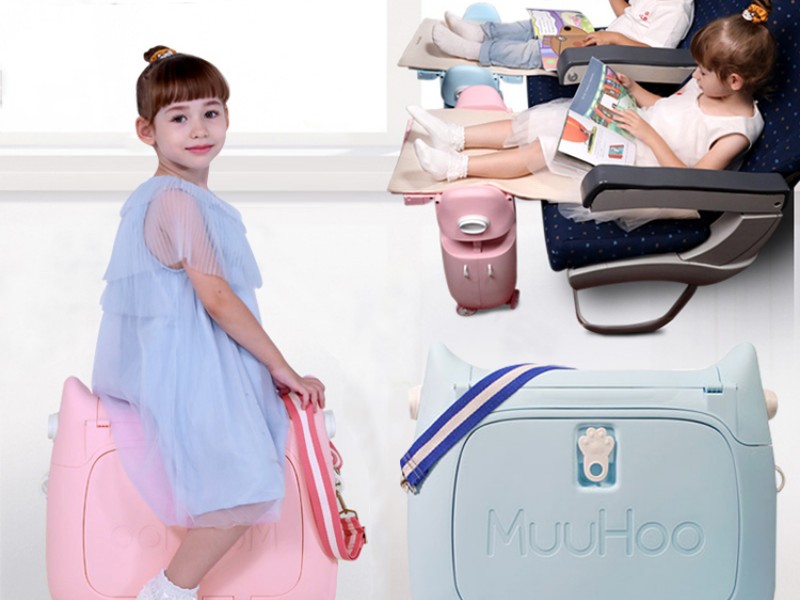 Παιδική Βαλίτσα Ταξιδιου Καμπίνας  τρόλευ Penguin Blue Kids Luggage