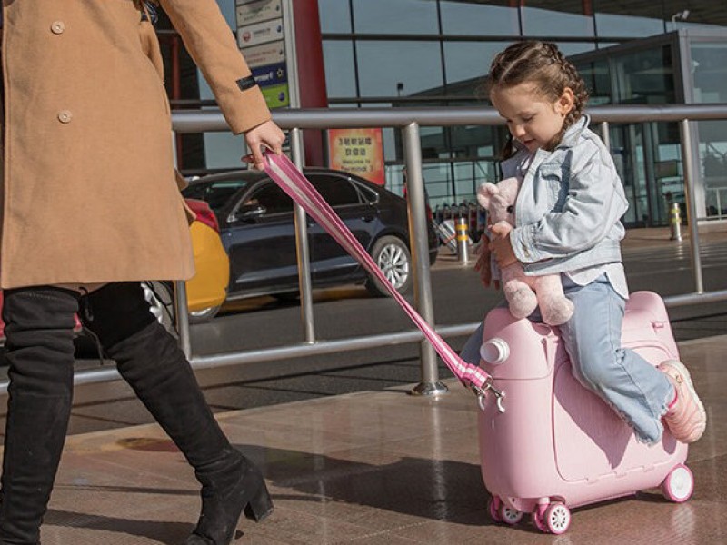 Παιδική Βαλίτσα Ταξιδιου Καμπίνας  τρόλευ Penguin Blue Kids Luggage