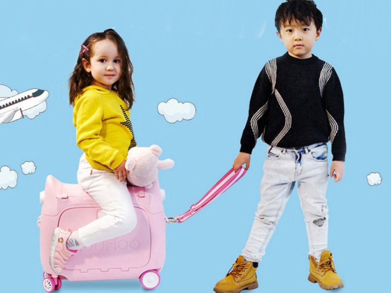 Παιδική Βαλίτσα Ταξιδιου Καμπίνας  τρόλευ Penguin Blue Kids Luggage
